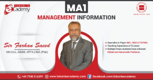 MA1 | Management Information ACCA Online Course at Tabanisecademy