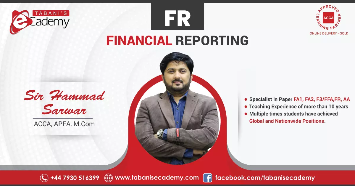 FR | Financial Reporting ACCA Online Course at Tabanisecademy