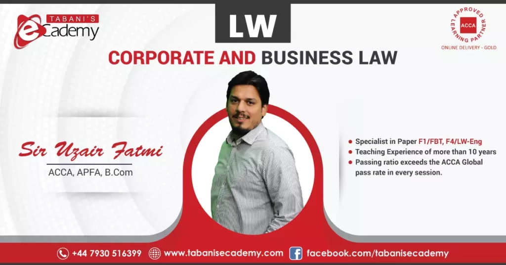 LW | Corporate and Business Law ACCA Course