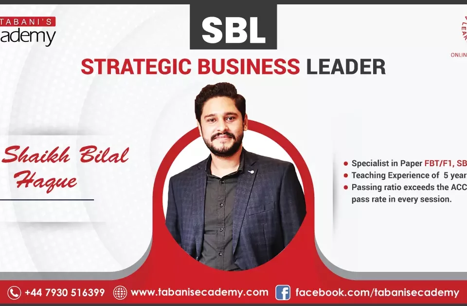 SBL Urdu | Strategic Business Leader Urdu ACCA Online Course - Illustrating Leadership Excellence and Strategic Thinking at Tabanisecademy