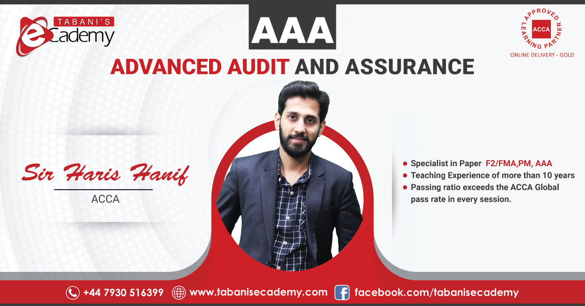AAA Urdu | Advanced Audit and Assurance (Urdu) By Haris Hanif ACCA Online Course at Tabanisecademy