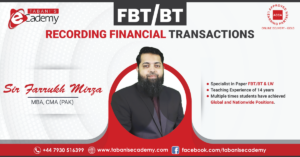ACCA FBT Course Image - Tabani's Ecademy where renowned educator Sir Farrukh Mirza leads the way.