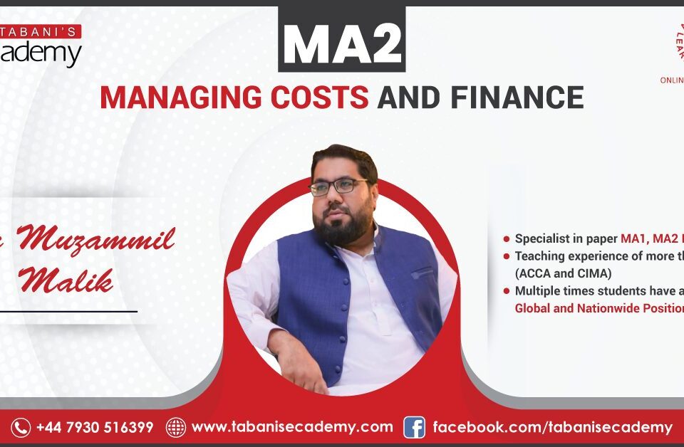 MA2 Course Online - Pre-recorded Lecture with Sir Muzamil Malik at TabanisEcademy